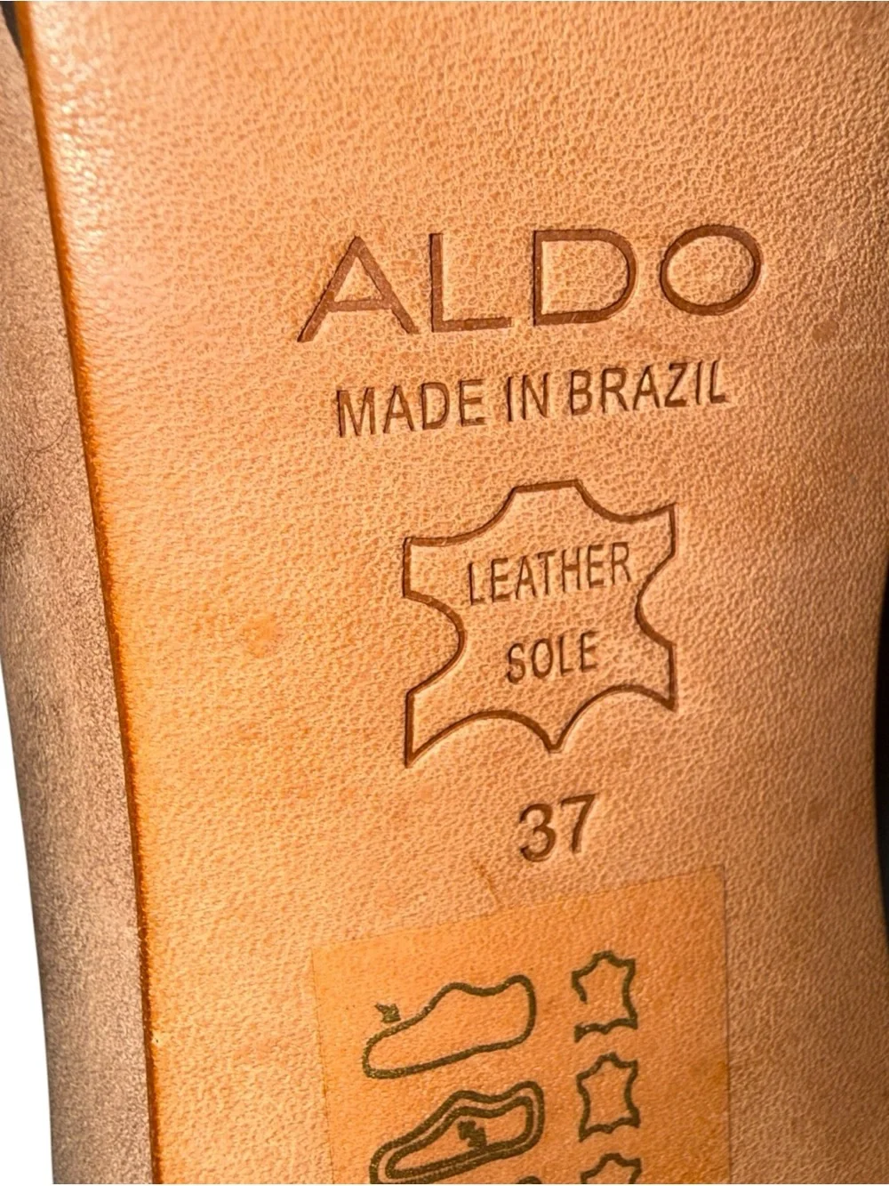 Aldo Womens Stiletto Heel Brown Size‎ 6.5 Date Night Cocktail Party Quiet Luxury
